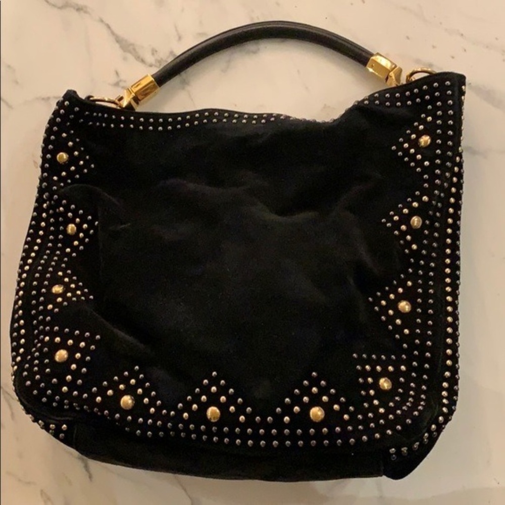 YSL Studded Hobo Bag